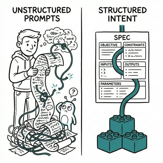 Why Your AI Prompts Fail: The Missing Layer Between Intent and Output