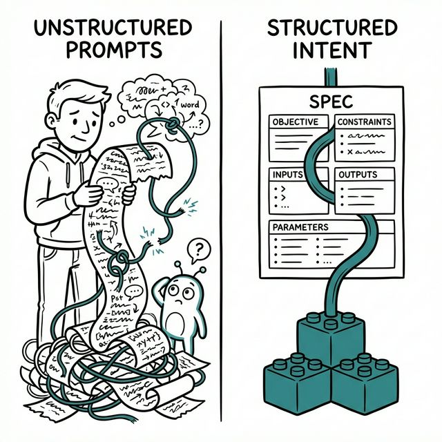 Why Your AI Prompts Fail: The Missing Layer Between Intent and Output